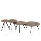 Tables basse ronde en Teck