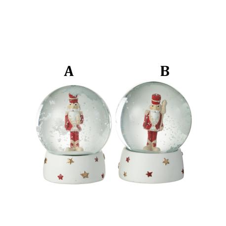 Boule à neige casse noisette rouge Boule à neige casse noisette rouge