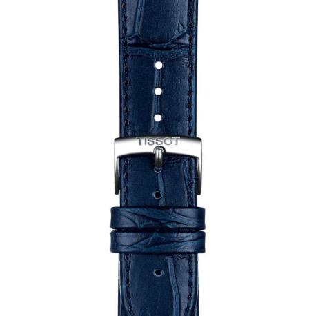 BRACELET TISSOT CUIR BLEU BRACELET TISSOT CUIR BLEU