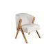 Fauteuil Bouclette beige Confort