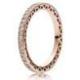 Bague Coeurs Scintillant Couleur Rose et Pierres Oxydes de zirconium PANDORA