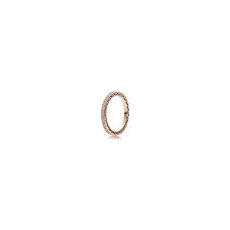 Bague Coeurs Scintillant Couleur Rose et Pierres Oxydes de zirconium PANDORA Bague Coeurs Scintillant Couleur Rose et Pierres Oxydes de zirconium PANDORA