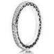 Bague Cÿurs Scintillant Couleur Argent et Pierres Oxydes de zirconium Taille 60