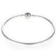 Bracelet JONC Lisse Fermoir Rond Couleur ARGENT PANDORA MOMENTS Taille 17