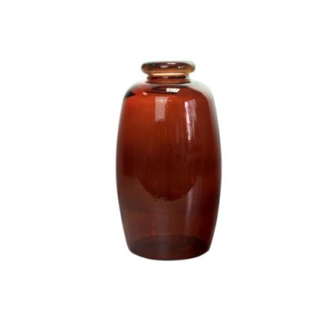 Vase en verre Ambre