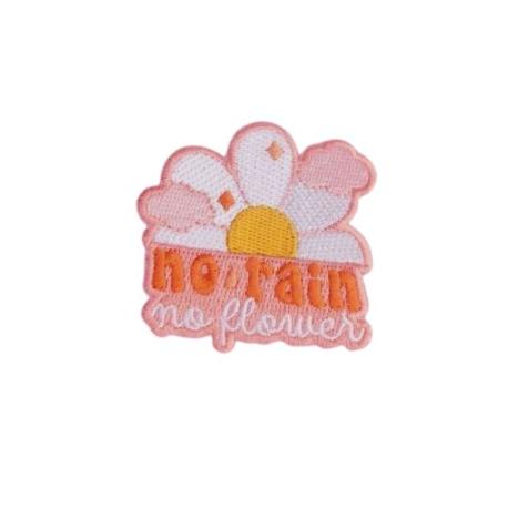 Patch thermocollant “No Rain No Flower”
