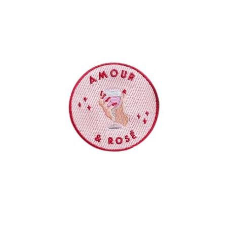 Patch thermocollant “Amour et rosé”