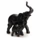 Statuette Maman et bébé Eléphant en promenade