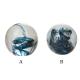 Boule Sulfure en verre bleu