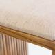 Tabouret Callopsitte en bois naturel