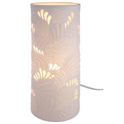 Lampe d'ambiance en porcelaine Végétale
