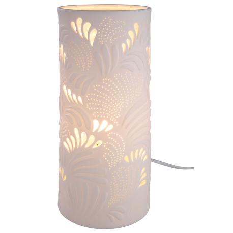Lampe d'ambiance en porcelaine Végétale