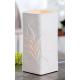 Lampe Porcelaine Fleurs carré