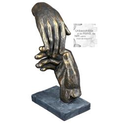 Sculpture main en résine