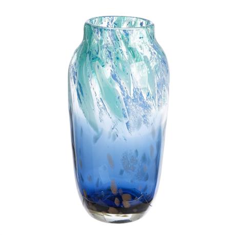 Vase en Verre Bleu