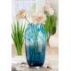 Vase en Verre Bleu