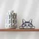 Décoration métallique Chat