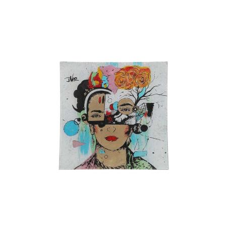 Plat carrée Frida par Louis Jover