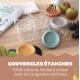 Coffret 4 portions en verre 250ml BEABA