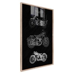 Tableau Motos dessin