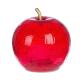 Pomme en verre rouge LED