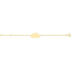 Gourmette Nuage Bébé Or Jaune 9 Carats Collection Bébé