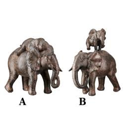 Statuette Maman éléphant
