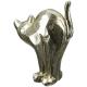 Statuette Chat en résine doré