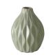 Vase Zalina en porcelaine vert mat