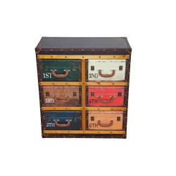 Meuble double 6 tiroirs Marco