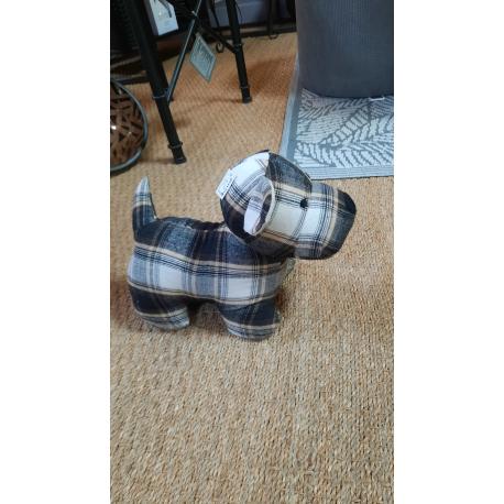 Cale-porte en Teckel en tissus