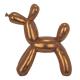 Statuette Chien Ballon or rose