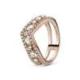 Pandora — Bague Chevron Double Marquise Scintillante — T.54