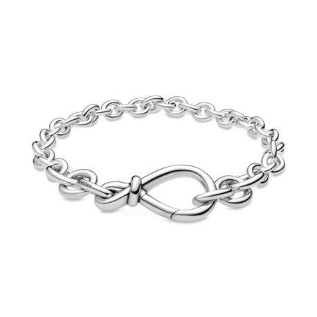 Pandora — Bracelet Chaîne Nœud Infini Imposant — T.16