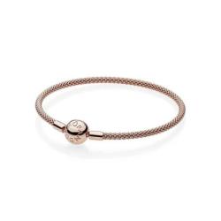 Pandora — Bracelet Maille Milanaise Pandora Rose — T.21