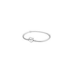 Pandora — Bracelet Argent Fermoir Cœur — T.21