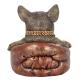 Statuette Chien Bouledogue Bling-bling