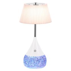 Lampe de table LED à paillette