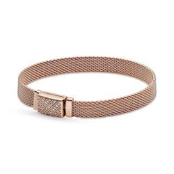 Pandora — Bracelet Pavé Fermoir Long Pandora Reflexions — T.15