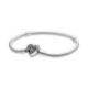 Pandora — Bracelet Maille Serpent Fermoir Cœur Arbre de Vie — T.21