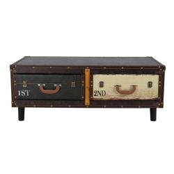 Table basse 2 tiroirs