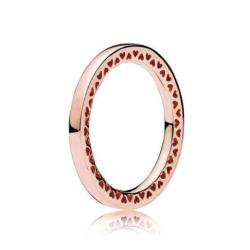 Pandora — Bague Cœurs Classiques Pandora Rose — T.54