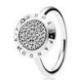 Pandora — Bague Logo Pandora Argent Massif Oxydes de Zirconium — T.54