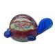 Sulfure Tortue en verre bleu