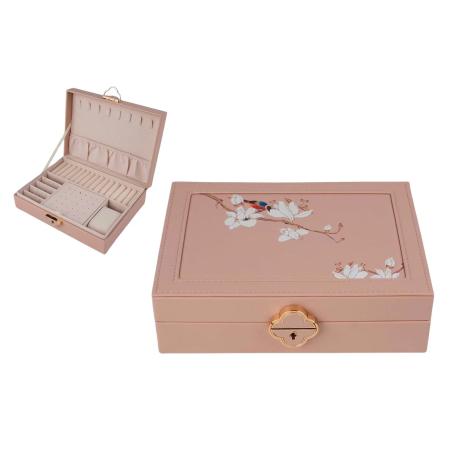 Coffret à bijoux rectangulaire Elise