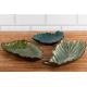 Plat tropical Monstera en verre