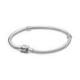Pandora — Bracelet Maille Serpent Fermoir Barillet — T.19