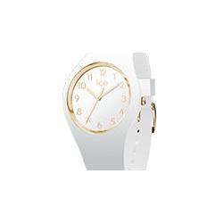 Montre Femme ICE WATCH, ICE Glam Blanche et Dore Taille S