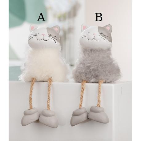 Figurine Chat en céramique