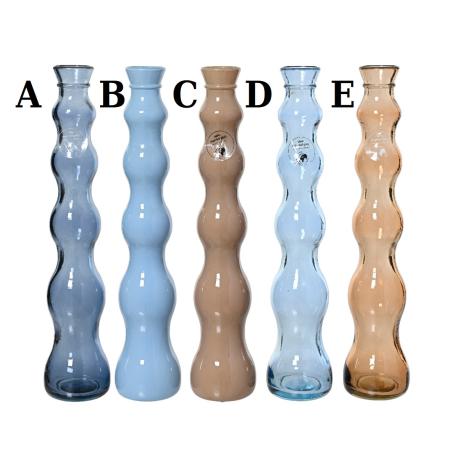 Vase Wave en verre multicolore